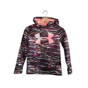 UNDER ARMOUR Pink Cold Gear Hoodie Girls Size M